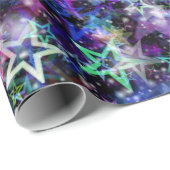 regenboogsterren die papier verpakken (Rol Hoek)