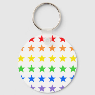 Regenboogsterren Sleutelhanger