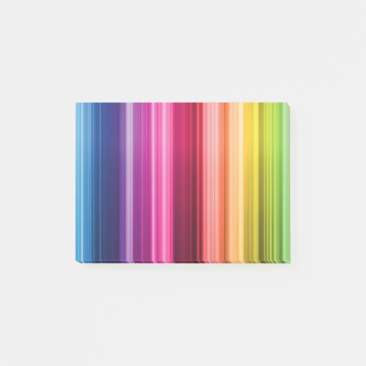 Regenboogsticks Post-it® Notes (Voorkant)