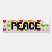 Regenboogstommelaar Bumpersticker (Voorkant)