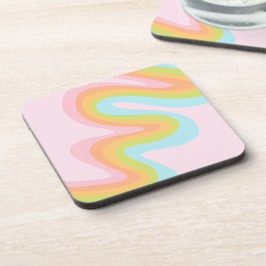 Regenboogstraal Bier Onderzetter (Linkerzijde)