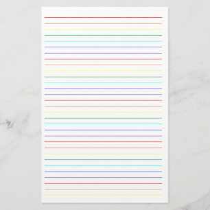 Regenboogstraal Eenvoudig Briefpapier