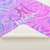 Regenboogstralen voor de eenhoorn sherpa deken (3/4)