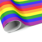 Regenboogstreep Cadeaupapier (Rol Hoek)