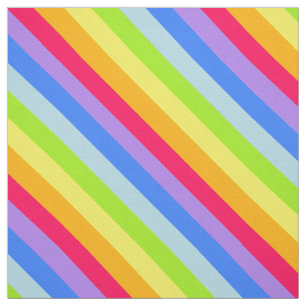 Regenboogstrepen, kleurrijk gepatterd weefsel stof