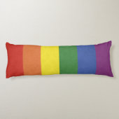 Regenboogstrepen Lichaamskussen (Achterkant)