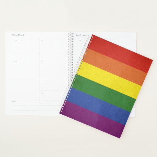 Regenboogstrepen Planner (Display)