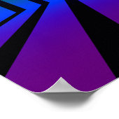 Regenboogstrepen Poster (Hoek)