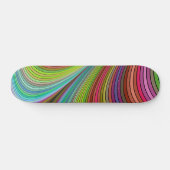 regenboogstrepen skateboard (Horizontaal)