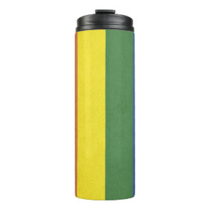 Regenboogstrepen Thermosbeker