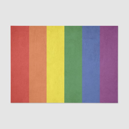 Regenboogstrepen Tissuepapier (Voorkant)