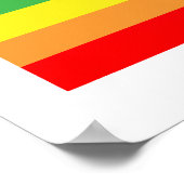 regenboogstrepen uit pennsylvanië poster (Hoek)