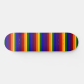 Regenboogstripes LGBT Pride Skateboard (Horizontaal)