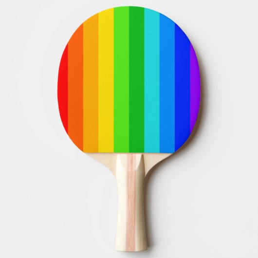 Regenboogstrips #2 tafeltennisbatje (Voorkant)
