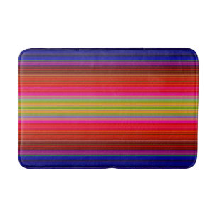 Regenboogstrips Badmat
