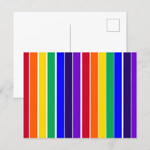 Regenboogstrips Briefkaart