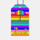 Regenboogstrips Cadeaulabel (Achterkant)