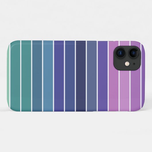 Regenboogstrips Case-Mate iPhone Case (Achterkant (horizontaal))