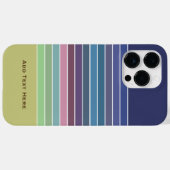Regenboogstrips Case-Mate iPhone Case (Achterkant (horizontaal))