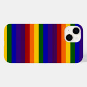 Regenboogstrips Case-Mate iPhone Case (Achterkant (horizontaal))