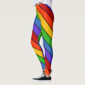 Regenboogstrips Diagonaal Leggings (Links)