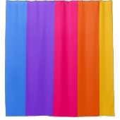 Regenboogstrips Douchegordijn (Voorkant)