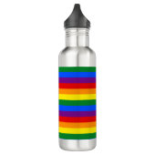 Regenboogstrips Gay Pride Design Water Fles (Links)