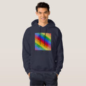  regenboogstrips hoodie (Voorkant volledig)