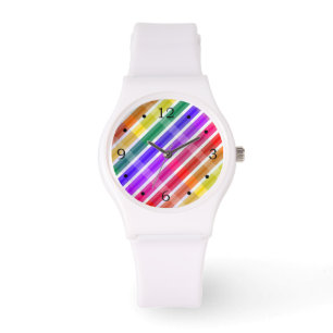 Regenboogstrips Horloge