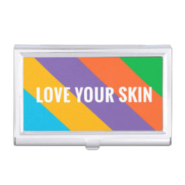 Regenboogstrips - HOUD VAN UW HUID Visitekaarthouder