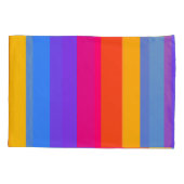 Regenboogstrips Kussensloop (Achterkant-Links)