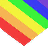 Regenboogstrips, langlopend lange tafelloper (Hoek)