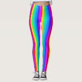 Regenboogstrips Leggings (Voorkant)