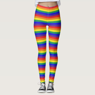 Regenboogstrips Leggings
