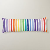  regenboogstrips lichaamskussen (Achterkant)