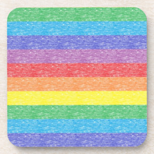 Regenboogstrips Onderzetters