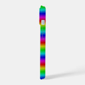 Regenboogstrips - Patroon iPhone 15 Hoesje (Linkerkant)
