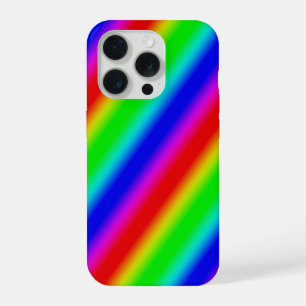 Regenboogstrips - Patroon iPhone 15 Pro Hoesje