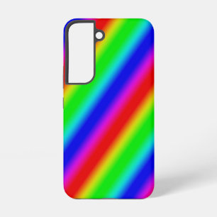 Regenboogstrips - Patroon Samsung Galaxy Hoesje