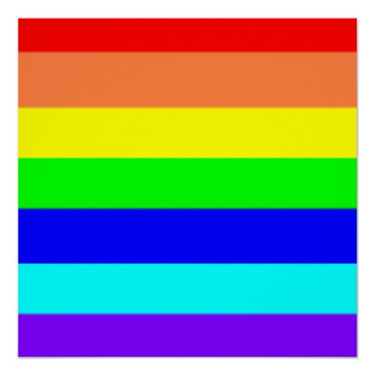 Regenboogstrips Perfect Poster (Voorkant)