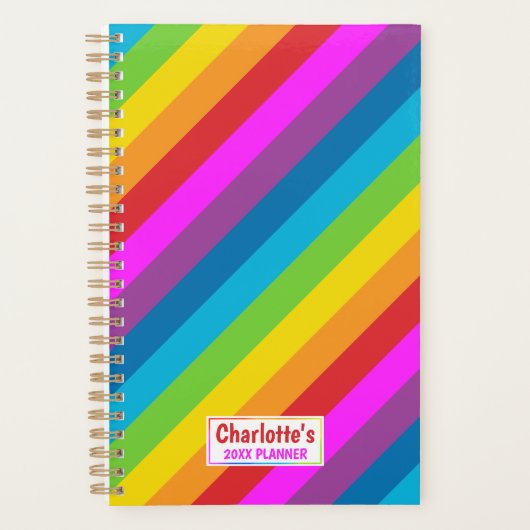 Regenboogstrips Planner (Voorkant)