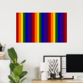 Regenboogstrips Poster (Thuiskantoor)