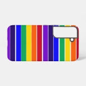 Regenboogstrips Samsung Galaxy Hoesje (Achterkant horizontaal)