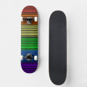 Regenboogstrips Skateboard (Voorkant)
