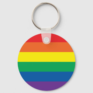Regenboogstrips Sleutelhanger