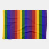 Regenboogstrips Theedoek (Horizontaal)