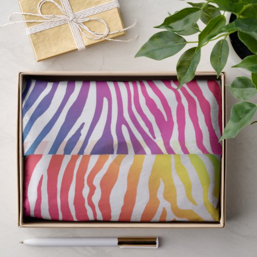 Regenboogstrips Tissuepapier (Geschenk)