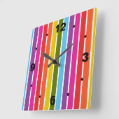 Regenboogstrips Vierkante Klok (Hoek)