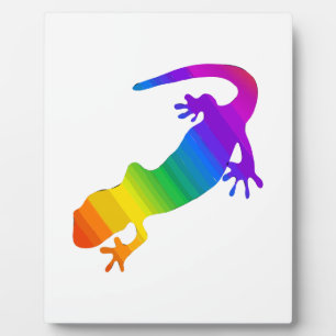 Regenboogstrips voor salamander fotoplaat