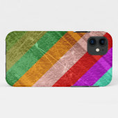 regenboogstrips wandafbeelding 2 Case-Mate iPhone case (Achterkant (horizontaal))